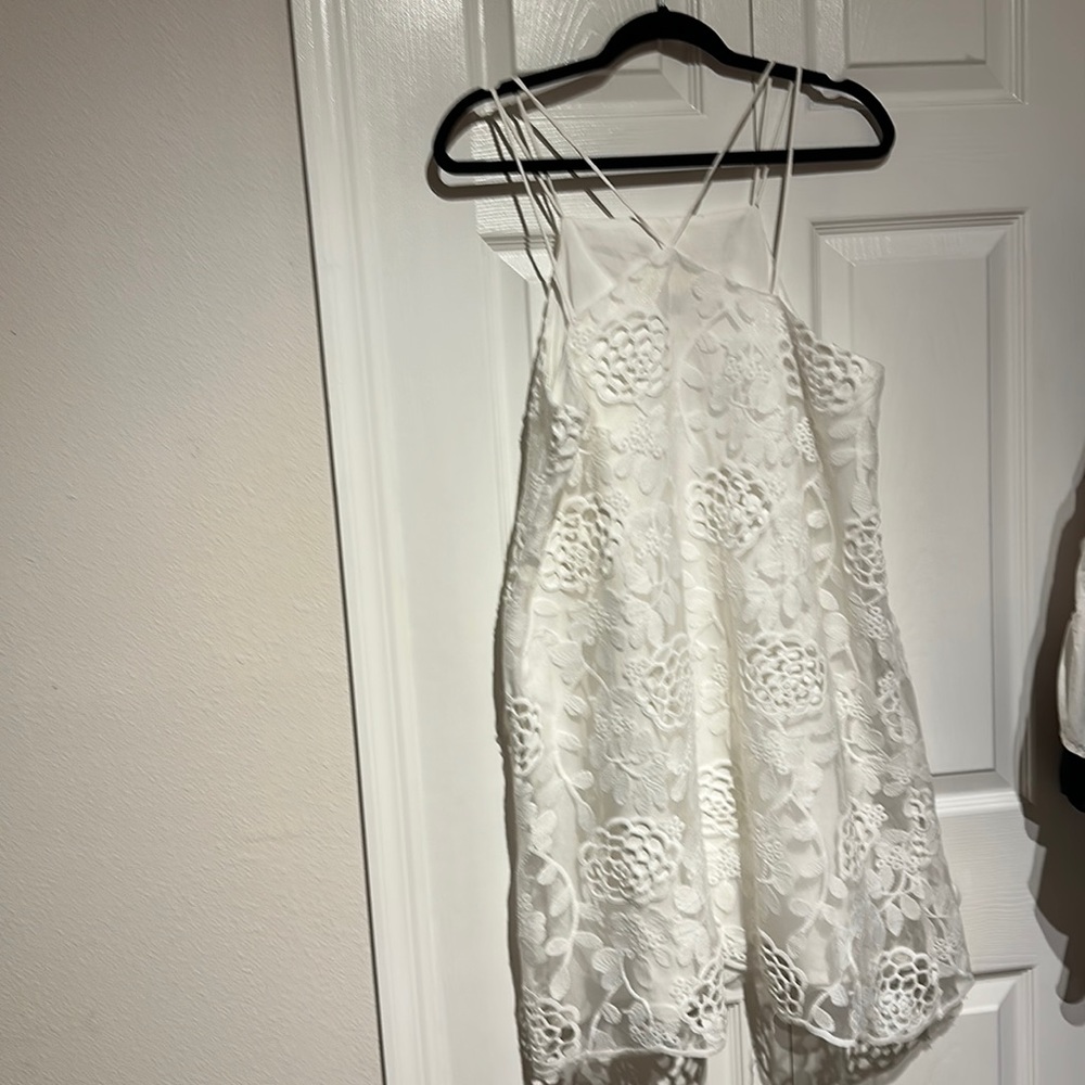 Beautiful summer dress lace white size large